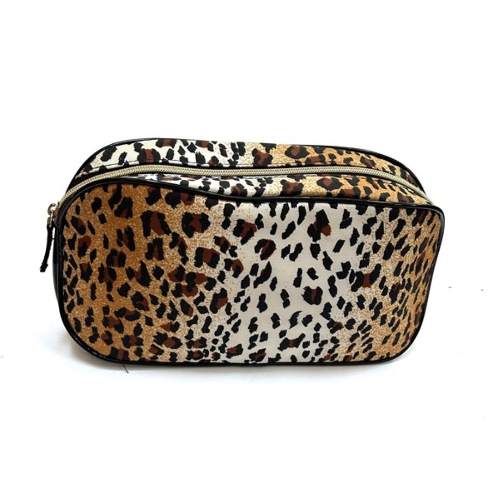 Lancome Leopard Print Cosmetic Bag